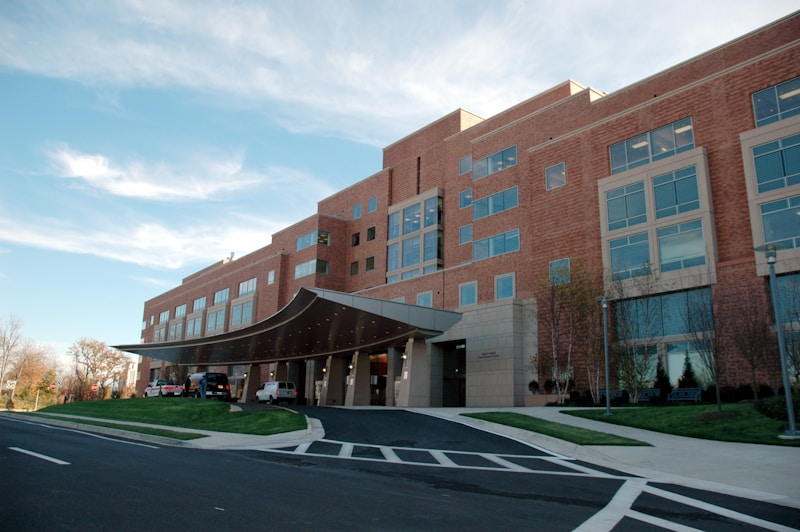 Hospital building representing hospital indemnity insurance coverage